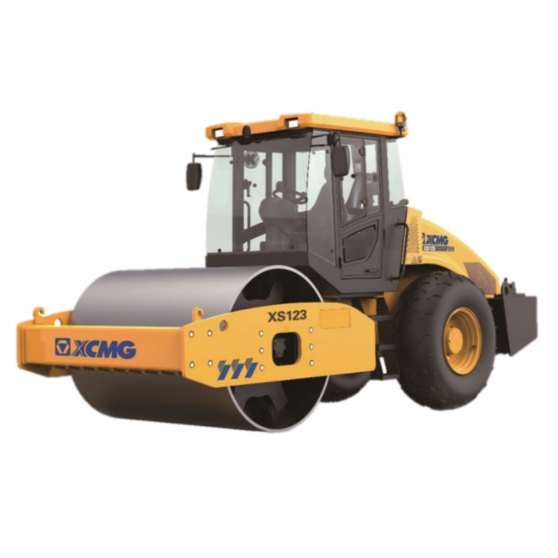High definition 3t Forklift - XCMG full hydraulic single drum road roller XS123 – Caselee