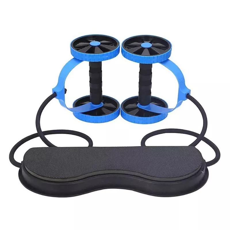 Multifunctional double pull belt fitness equipment abdominal muscle wheel wholesale Featured Image