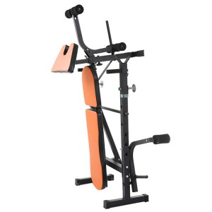 Multifunctional fitness equipment weightlifting bed bench press rack wholesale