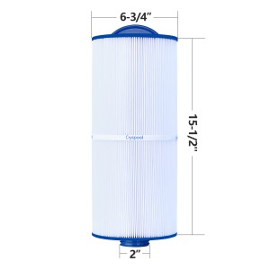 Cryspool Spa Filter Compatible with Jacuzzi Filters J-300, J400, Unicel 6CH-960, Filbur FC-2800, PJW60TL-F2S, Jacuzzi Premium,Closed Handle(Not Removable Tops)  60 sq.ft.