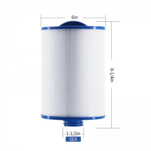 Cryspool CP-06008 Hot Tub Filter Replacement For Unicel 6CH-940,Filbur FC-0359 , Pleatco PWW50P3(Coarse Thread)