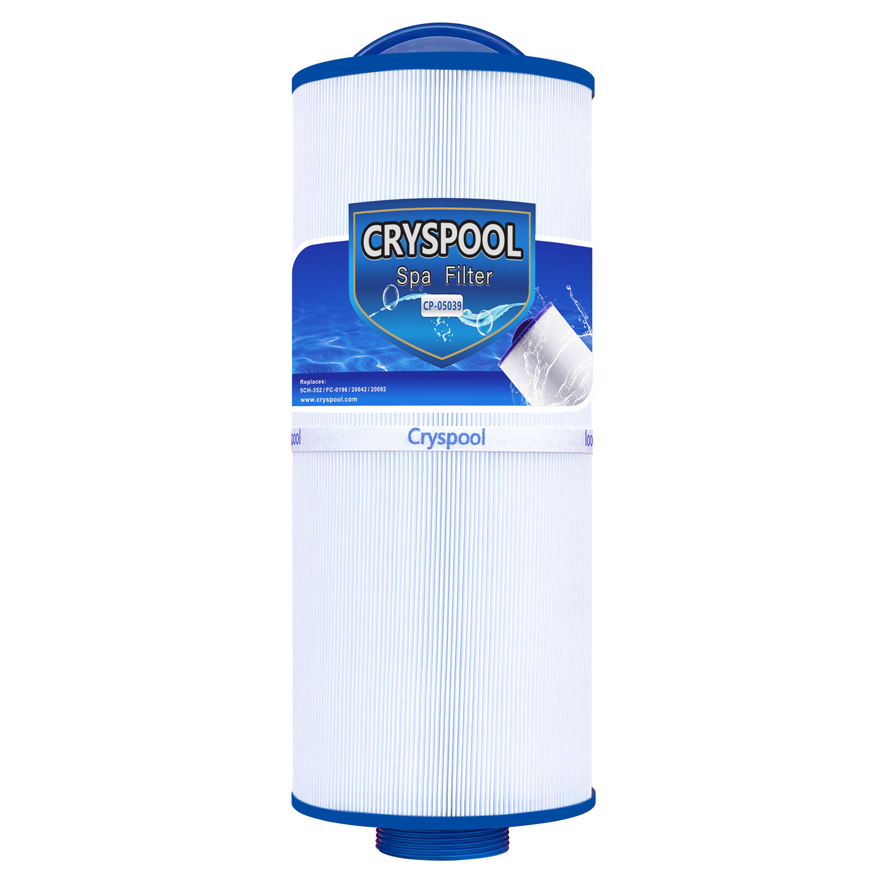 Reasonable price for C 6430 Filter - Cryspool MPT-Thread Spa Filter Compatible with Marquis 35, Marquis Spa 20042, 20092, 370-0240, PPM35SC-F2M, 5CH-352, FC-0196, 35 sq.ft. – Cryspool