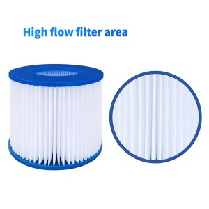 Cryspool CP-VI Spa Filter Replaces Best Way VI Spa Filter, SaluSpa Lay-Z-Spa, Saluspa Filter 90352E, Best Way Pool Pump Filter Cartridge