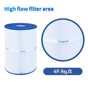 Cryspool pwk65 Compatible with Watkins 31114, Hot Spot spa Filter,Unicel C-8465, Filbur FC-3960, 71827, 71828, Watkins 65 sq.ft hot tub Filter.