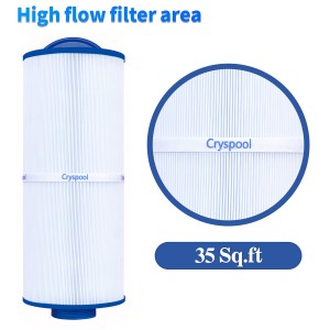 Cryspool MPT-Thread Spa Filter Compatible with Marquis 35, Marquis Spa 20042, 20092, 370-0240, PPM35SC-F2M, 5CH-352, FC-0196, 35 sq.ft.