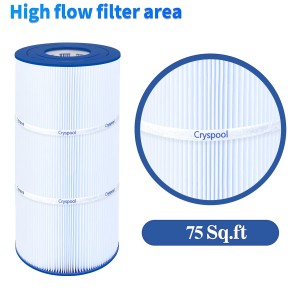 Cryspool Pool Filter Compatible with Hayward CX760RE, C751, Clearwater II 75, Pro Clean 75, PA76, Unicel C-8411, FC-1255, 75 sq.ft.