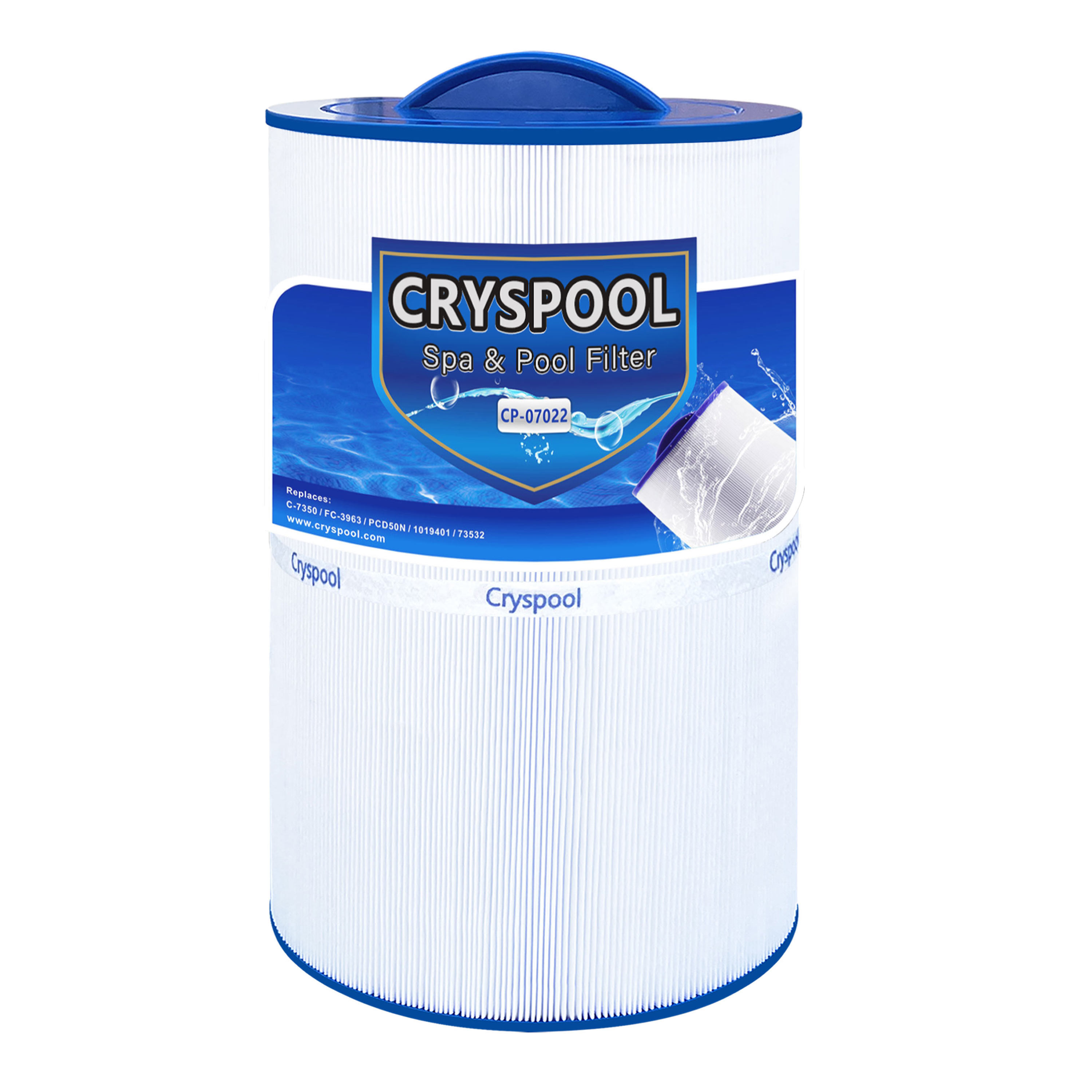Big Discount Hot Tub Filter Cover - Cryspool Spa Filter Compatible with Caldera 50, Caldera Spas, Unicel C-7350, 1019401, 73532, PCD50N, FC-3963, 50 sq.ft hot tub Filter – Cryspool