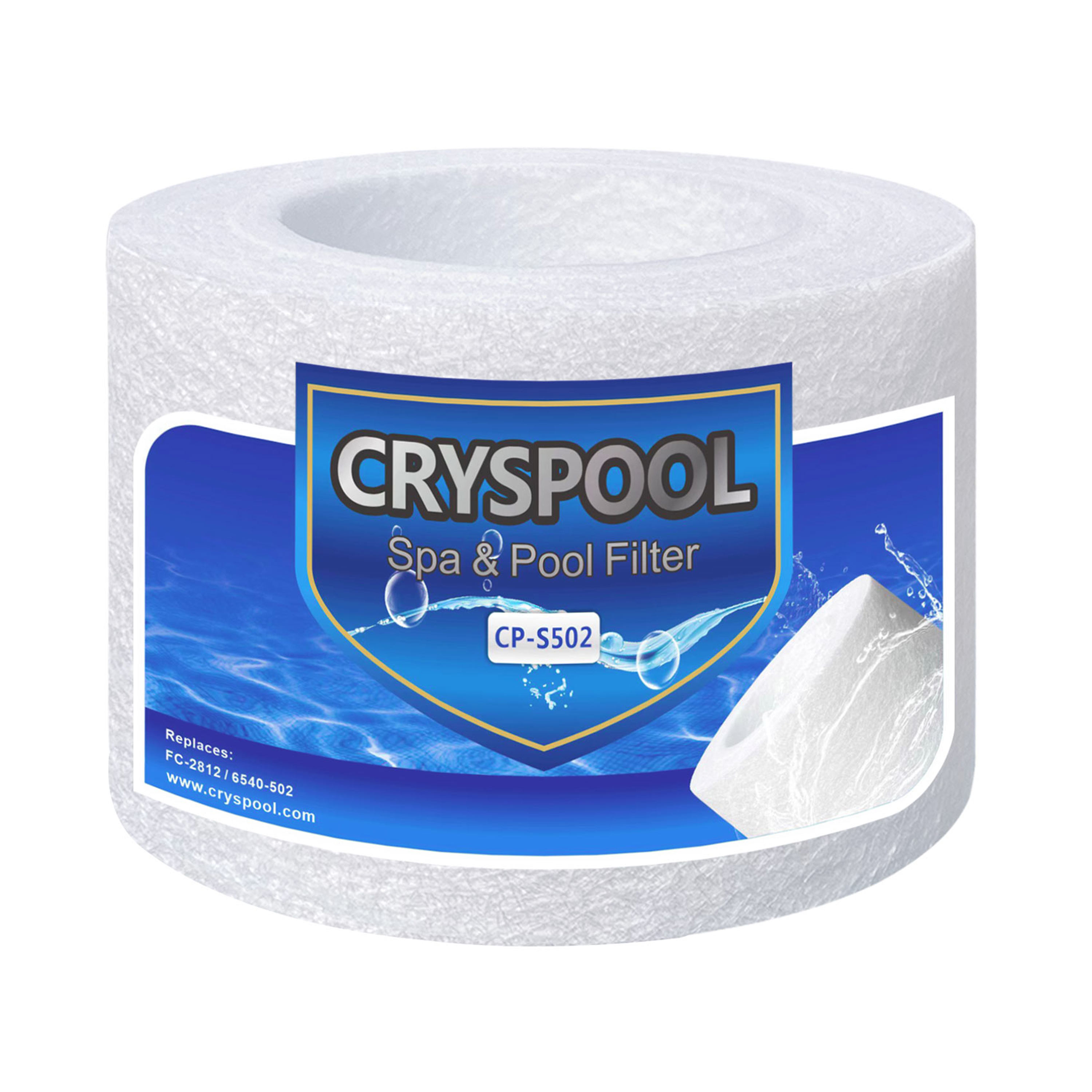 Cryspool Spa Filter Compatible with FC-2812, Sundance 6540-502, Throwaway Absorbtion Filter