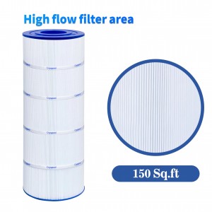 Cryspool Pool Filter Compatible with Hayward X-Stream CC1500, CCX1500RE,Unicel C-8414, Filbur FC-1287,Pro Clean 150,PWWCT150, PJANCS150, 817-0150N,150 sq. Ft.