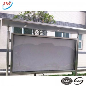 quảng cáo bằng thép không gỉ Ban |  Jingwan Curtain Wall