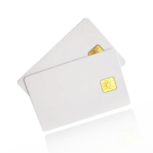 Plastic PVC Blank contact chip card