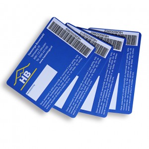 Printed PVC membership cards