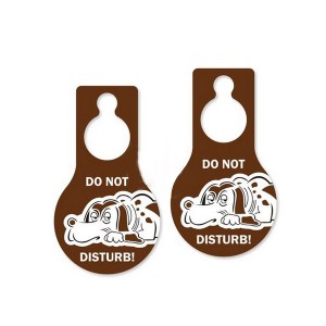 pvc do not disturb door hanger