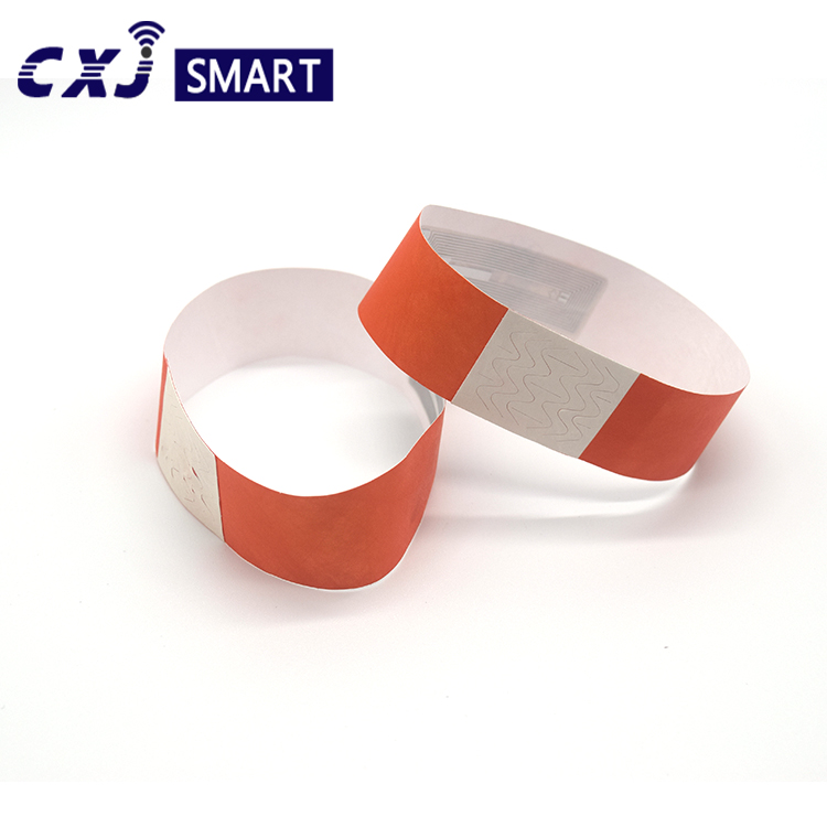 Professional China Rfid Paper Wristband - Disposable Tyvek RFID Wristbands – Chuangxinji