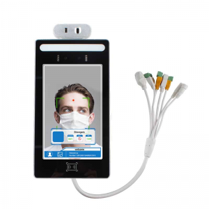 Câmera de reconhecimento facial Comparecimento térmico com termômetro infravermelho Medição de temperaturaTemperatura Reconhecimento facial corporalReconhecimento facial corporal de temperatura