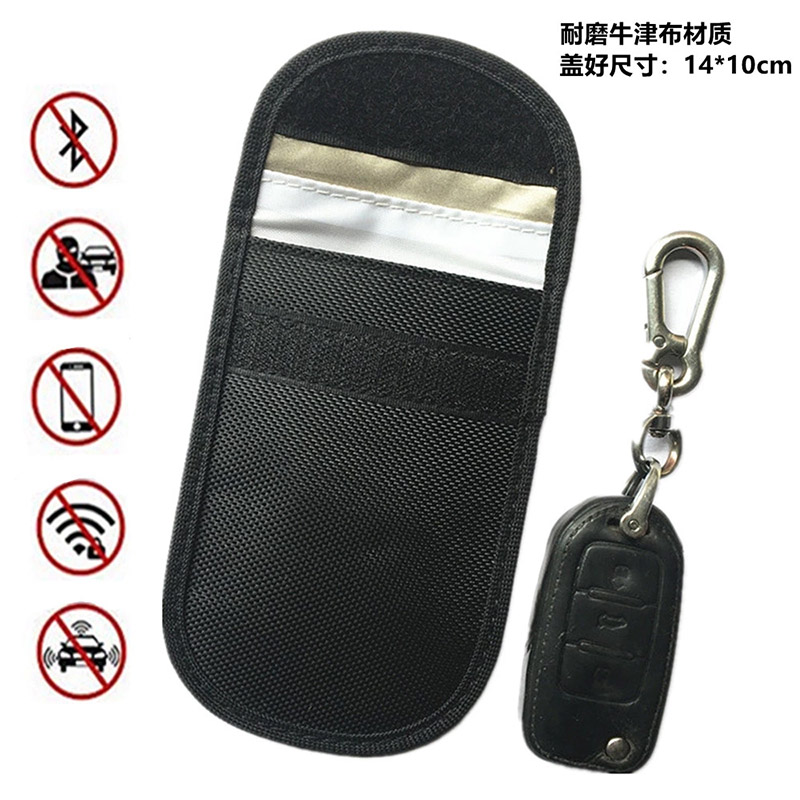 Custom Rfid Blocking Card - NFC RFID Car Key bag/anti-Signal Oxford Fabric Blocking Secure Pouch – Chuangxinji