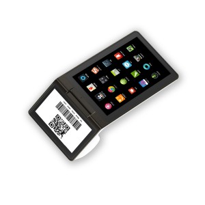 Ике экранлы RFID NFC акыллы Android pos терминалы