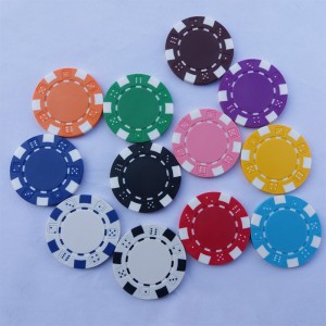 Pasgemaakte ABS gholf poker chip Casino Poker Chip