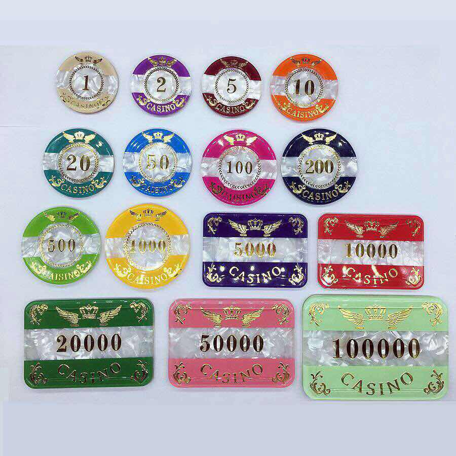 Factory Cheap Hot Blank Chip Card -  Acrylic Poker rfid Chip/Rectangular poker chips – Chuangxinji