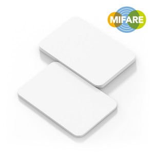 Prazne bijele plastične PVC NFC kartice