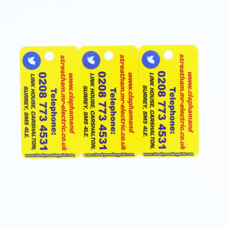 Plastic PVC Key Tag Business gift card Combo Card 3 in1 pvc keyfob (1)
