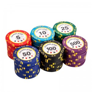 Гольф балчыктан махсус бастыру Casino Poker Chip