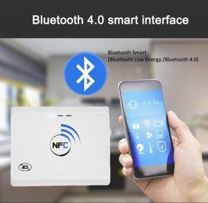 Android IOS bekontaktis Bluetooth NFC skaitytuvas ACR1311U-N2