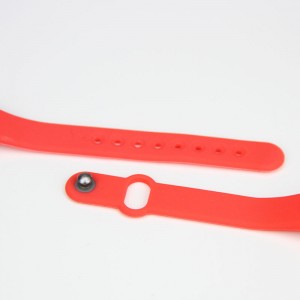 Adjustable RFID Silicone Debossed Wristbands For Events