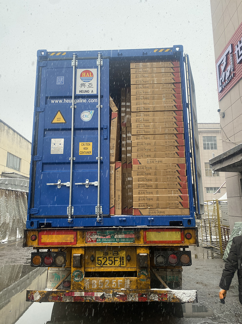 20HQ Fitness Equipment Shipped in Container for Korean Customer