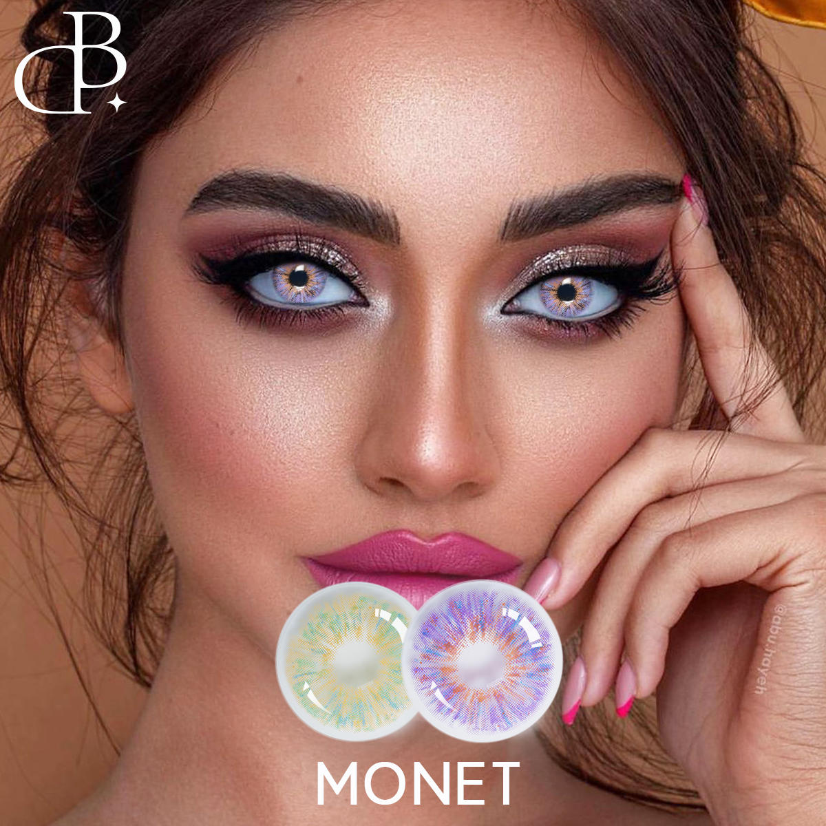 MONET Manufacturer Colored Lens Hotselling New Fashion girl FA 8 kontaktne leče naravne modre barve veleprodajne kontaktne leče