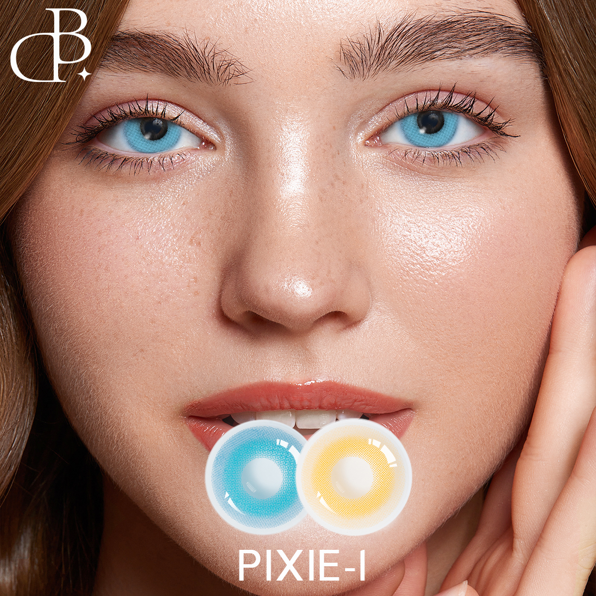 PIXIE OEM ODM Custom contact lenses Hot Eye Contact Lens dbeyes Custom Cosmetic Extra Lens Cosmetic Soft Contacts Yellow Big Eye Color Contact Lenses