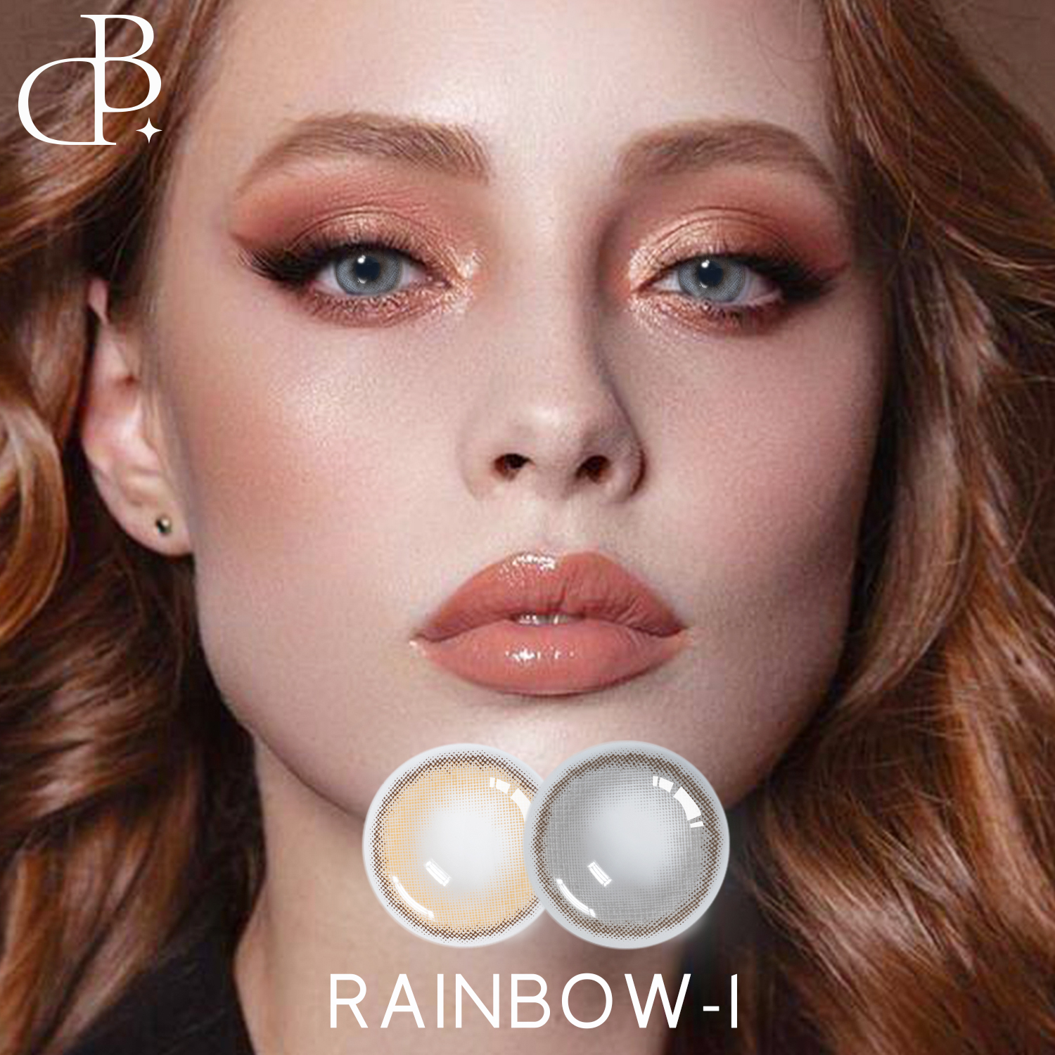 RAINBOW 14.0mm cheap price Soft Contact Lenses Contour Grey yearly Wholesale Style comfortable and shinny hotsale