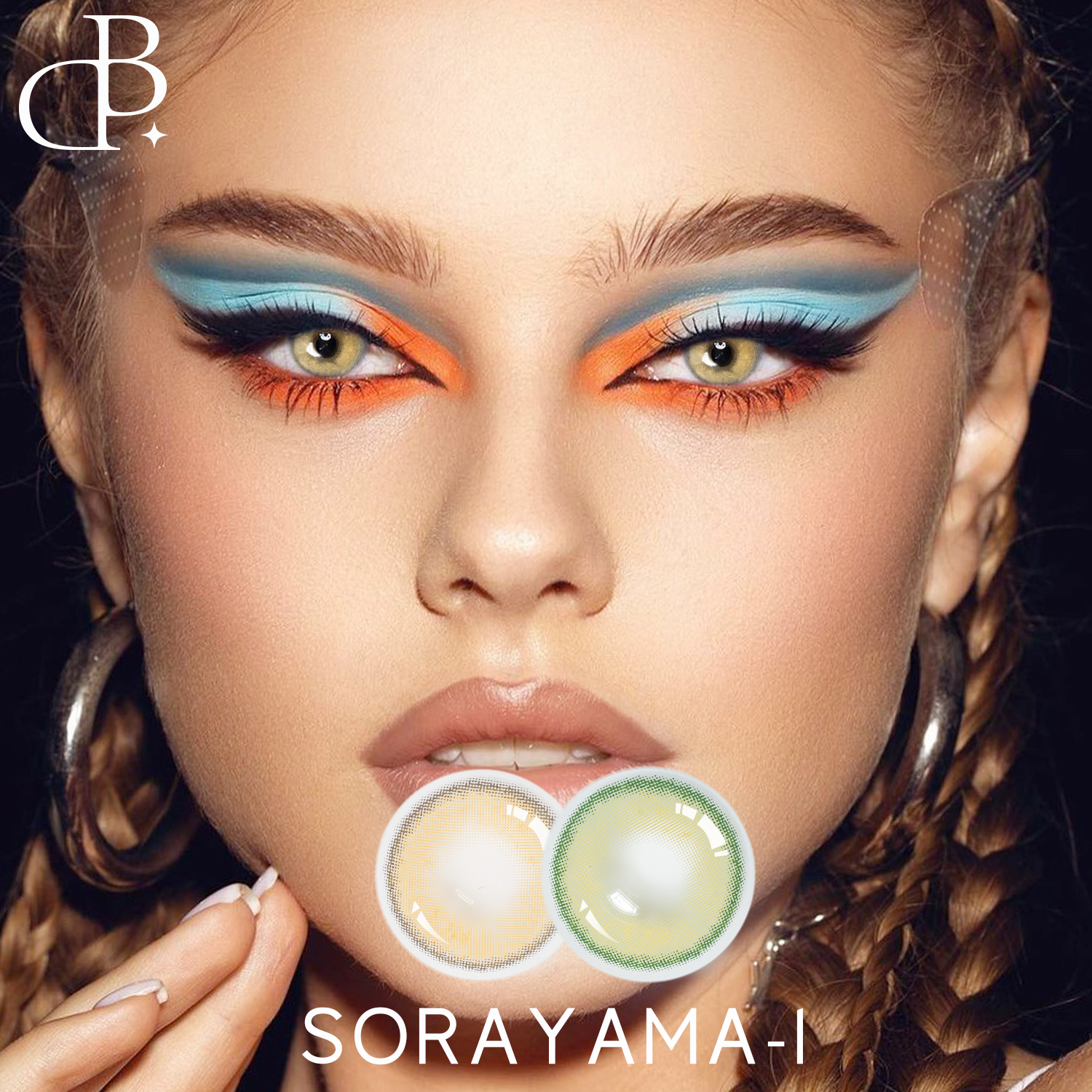 SORAYAMA China Power Cycle Water eye colour contacts Minilens Colored Contact Lens Soft Yearly Cosmetic စျေးပေါသော အရောင်မျက်ကပ်မှန် လက်ကား
