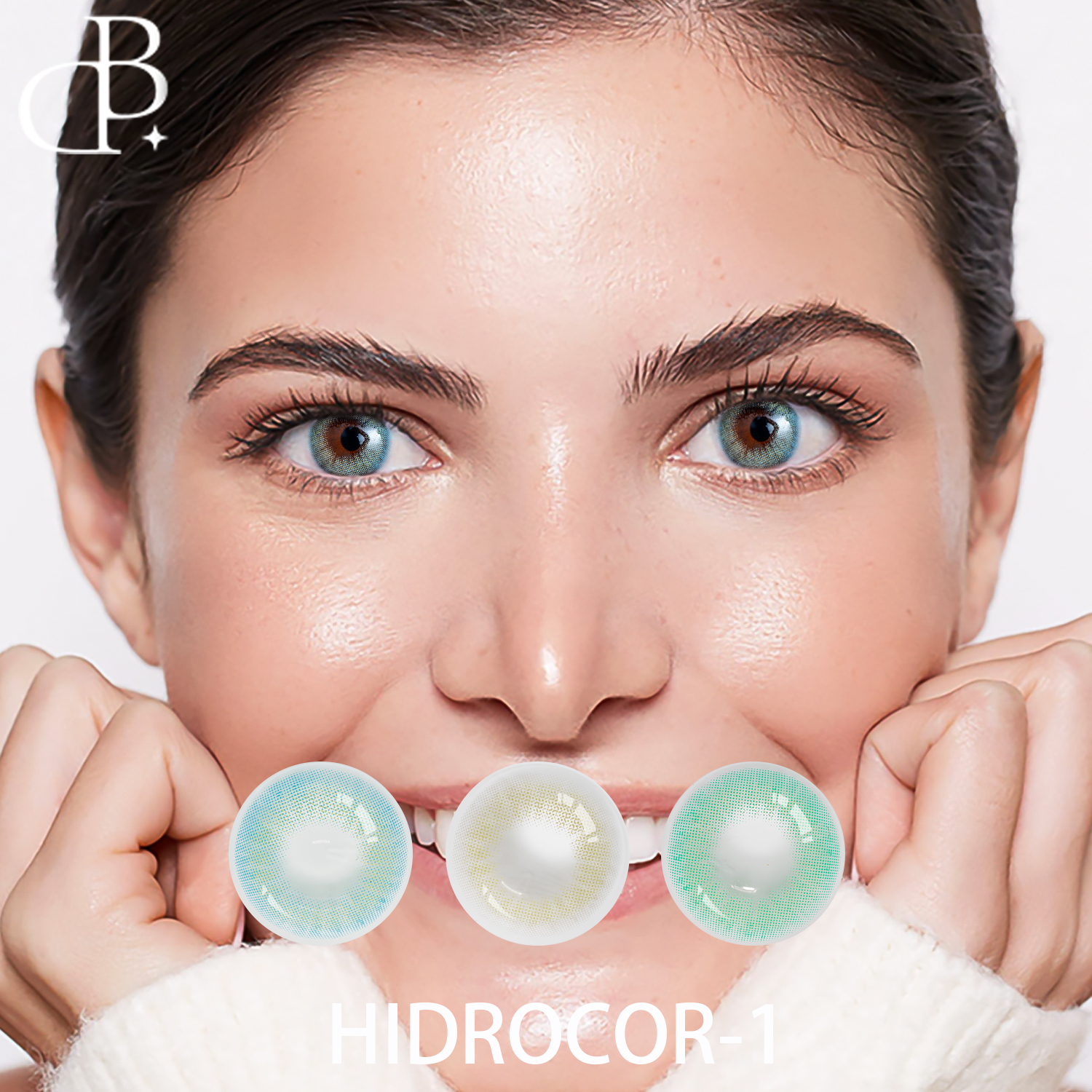 Naturalne kolorowe soczewki kontaktowe Hurtownia HIDROCOR miękkie kolorowe soczewki kontaktowe soczewki kontaktowe na receptę Darmowa wysyłka