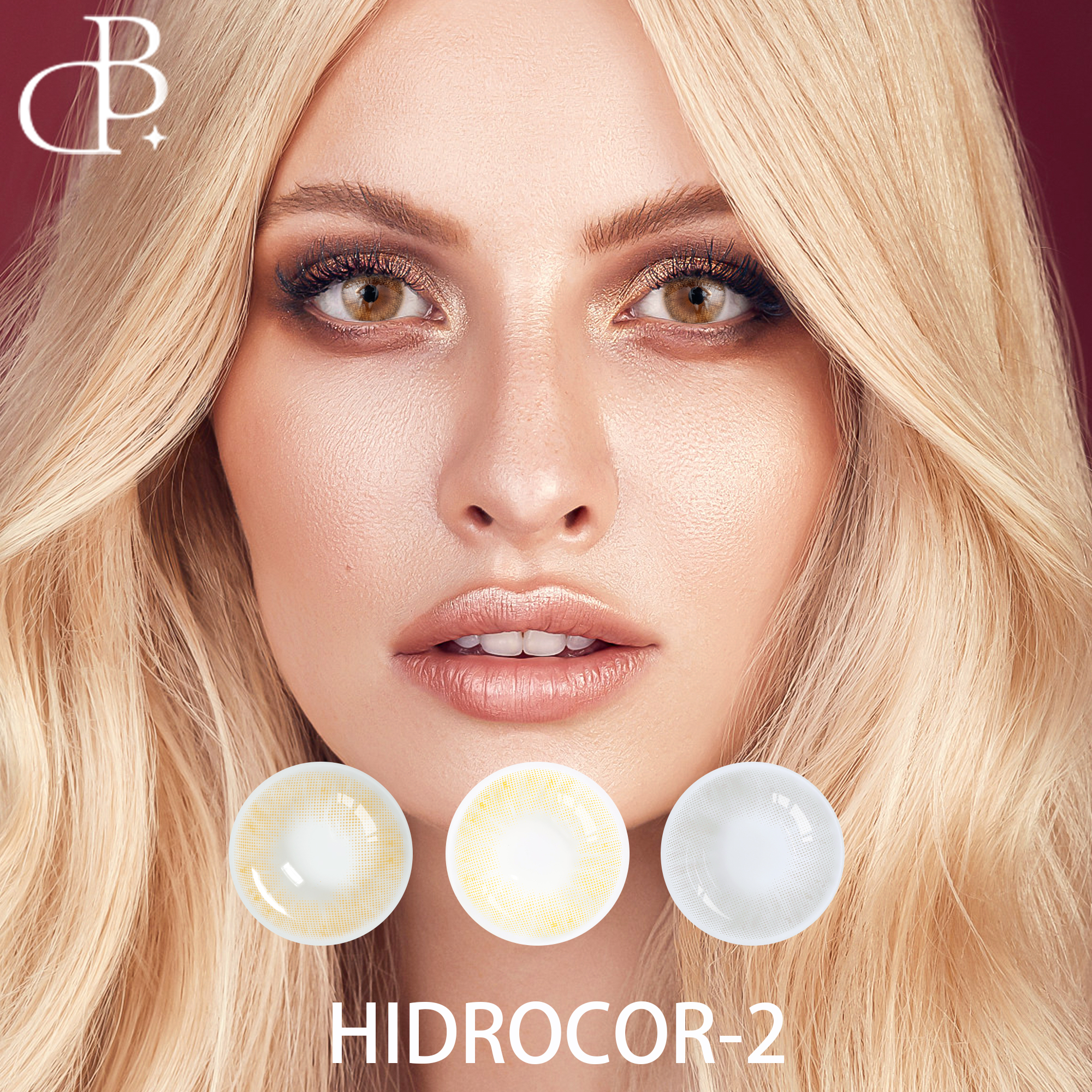 HIDROCOR Göz Lensleri Renkli Kontakt Lensler Toptan Yıllık Özelleştirme Kozmetik Yumuşak Adet Paketi