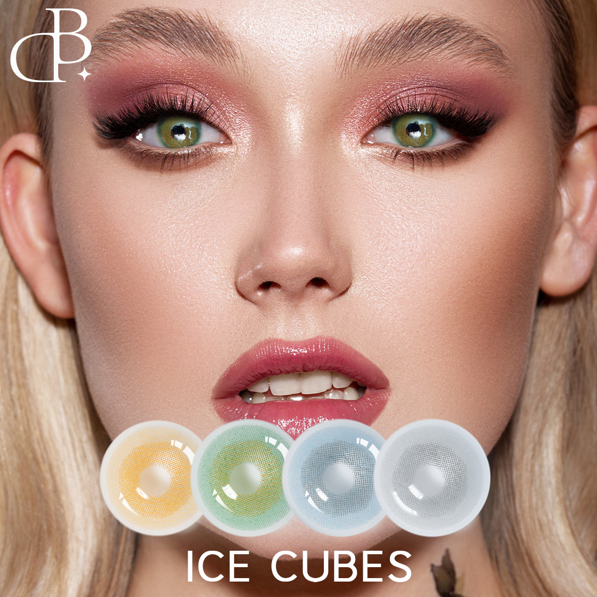 ICE Cubes Lenses Lenses Color Contact Lenses Wholesale Customize Cosmetic Year Athena Quantity GAN Package