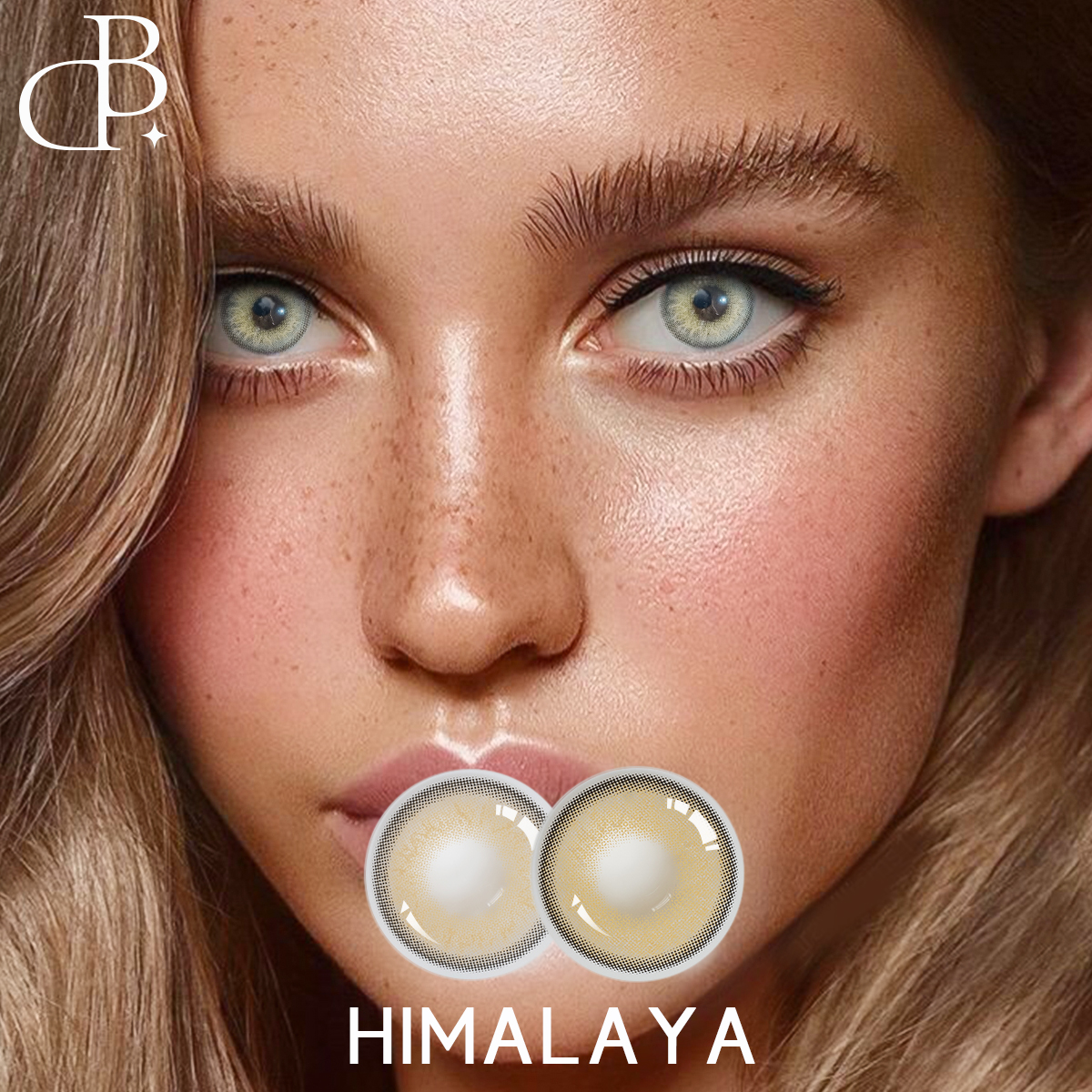 HIMALAYA pogranda kolora kontaktlenso Super Natura aspekto 14.0mm koreaj molaj kosmetikaj koloraj kontaktoj freŝaton kontaktlensoj