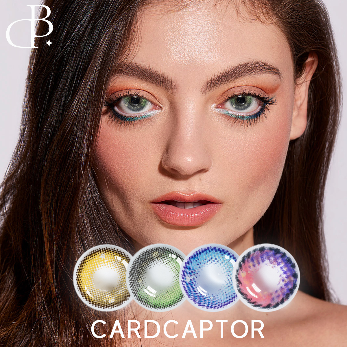 CARDCAPTOR nereceptiniai tirpalai spalvoti kontaktiniai lęšiai, mėnesiniai vienkartiniai akių spalvoti lęšiai akių kontaktiniai spalvoti kontaktiniai lęšiai