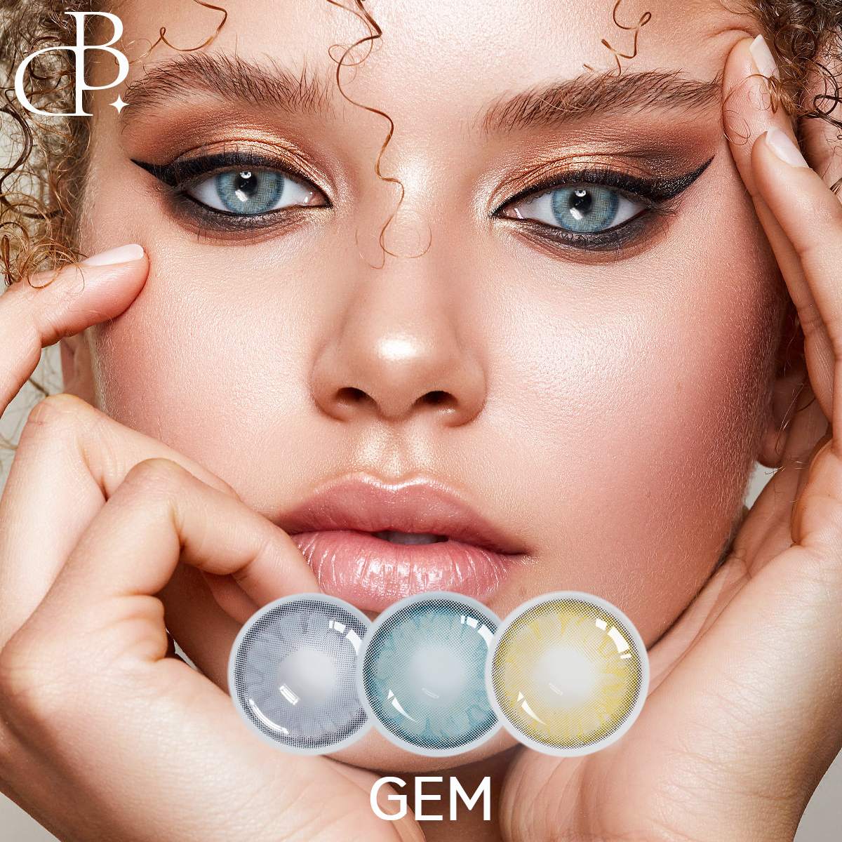 GEM Factory директно евтина цена dbeyes марка червени сини виолетови контактни лещи за очи