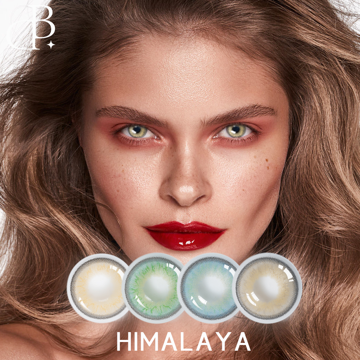 Lente natural suave HIMALAYA OEM/ODM marca dbeyes venda por xunto de lentes de contacto de ollos azul gris lentes de contacto de cor