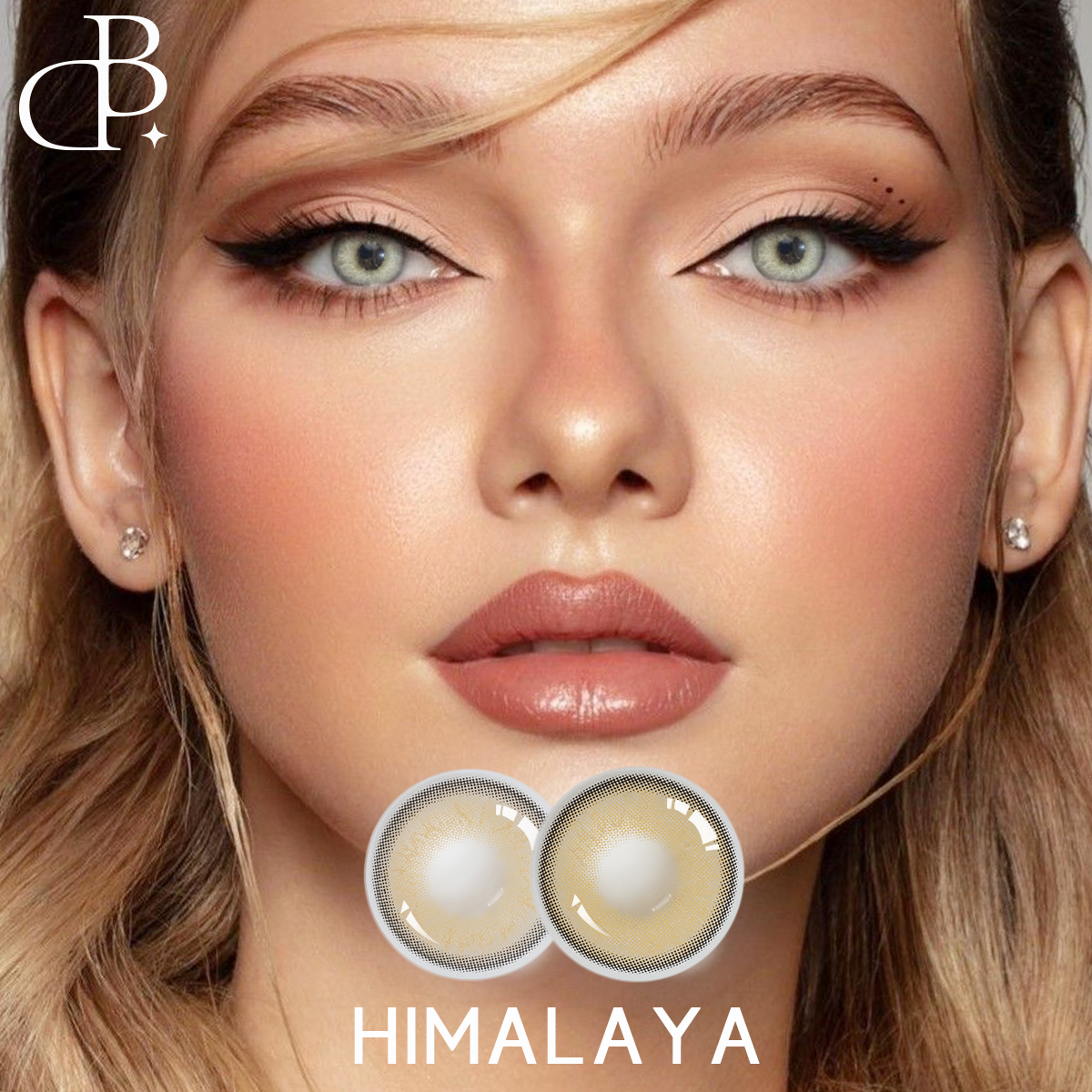Контактні лінзи природного кольору очей Одноденні контактні лінзи HIMALAYA Логотип прозорих контактних лінз Спеціальний логотип