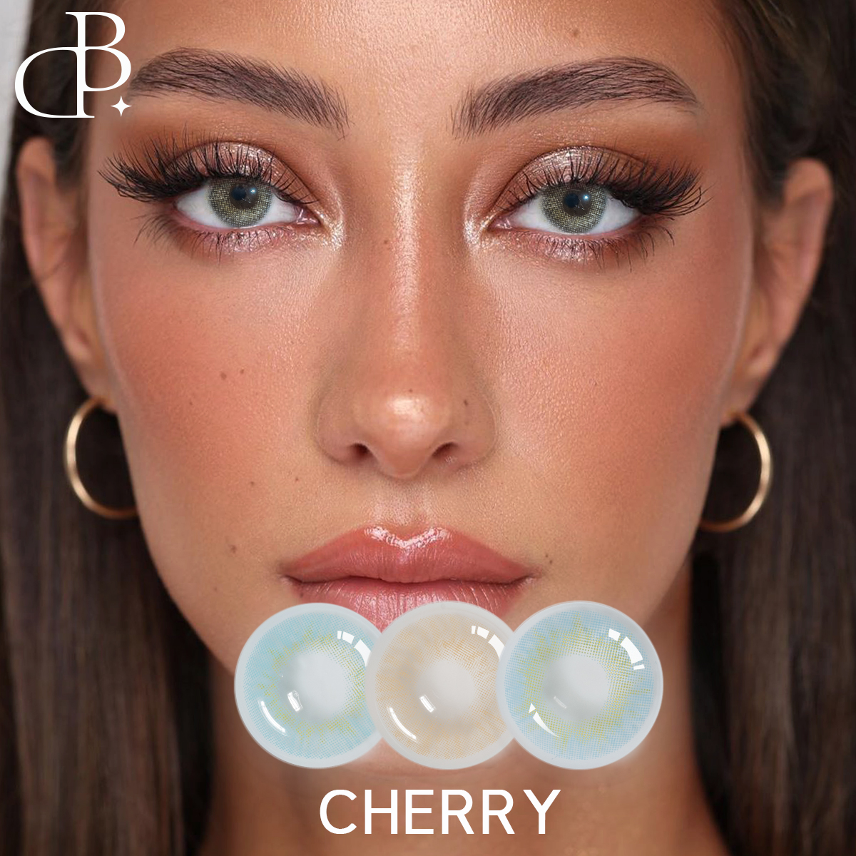 Más popular Lentes de contacto cosméticos de cereza para ojos, nuevos colores, venta al por mayor, prescripción anual de Plano a 800, envío