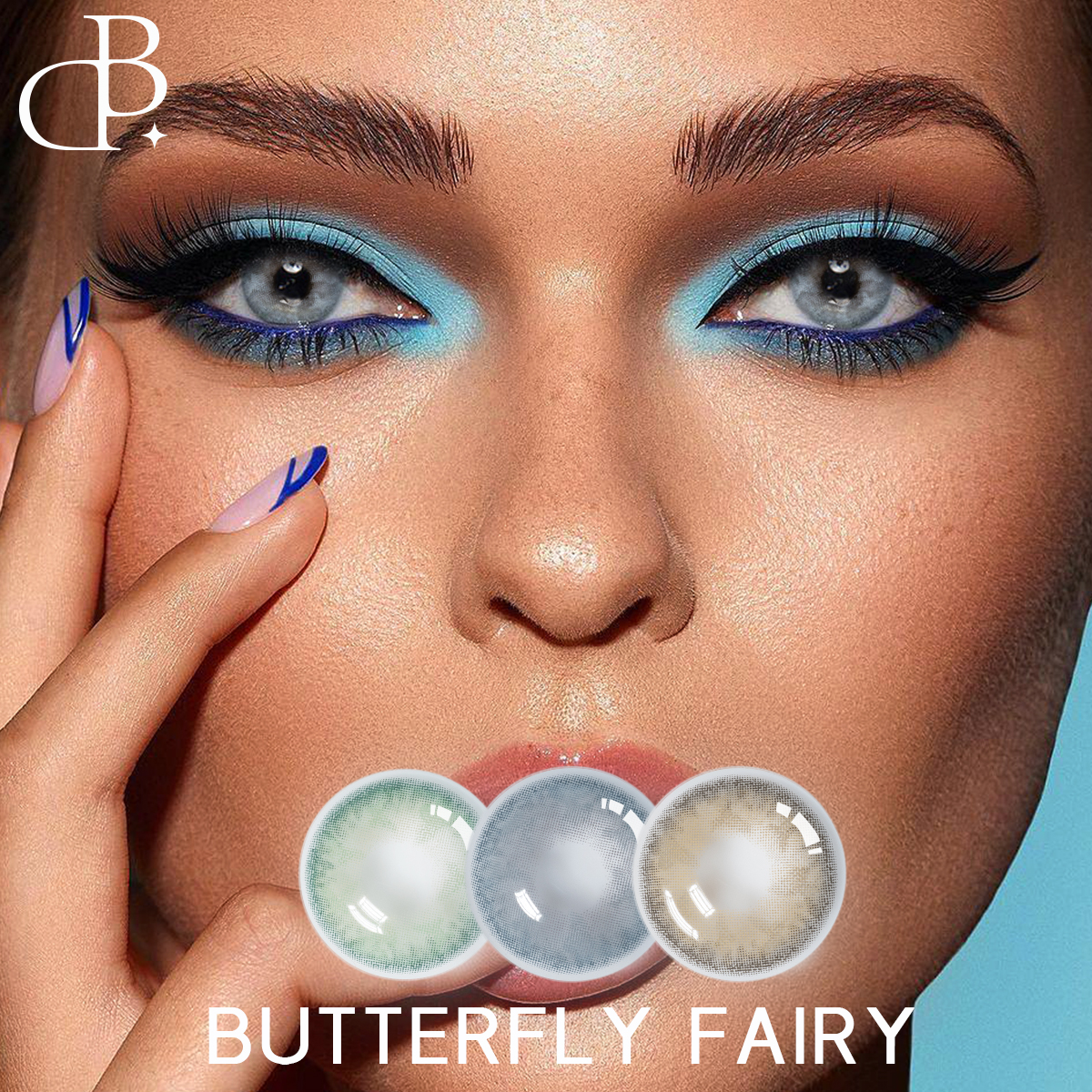 BUTTERFLY FAIRY ຂາຍສົ່ງລາຄາໂຮງງານຜະລິດສີ Contact Lenses Fashion Cosmetic Colored Eye Contact Lens For dbeyes
