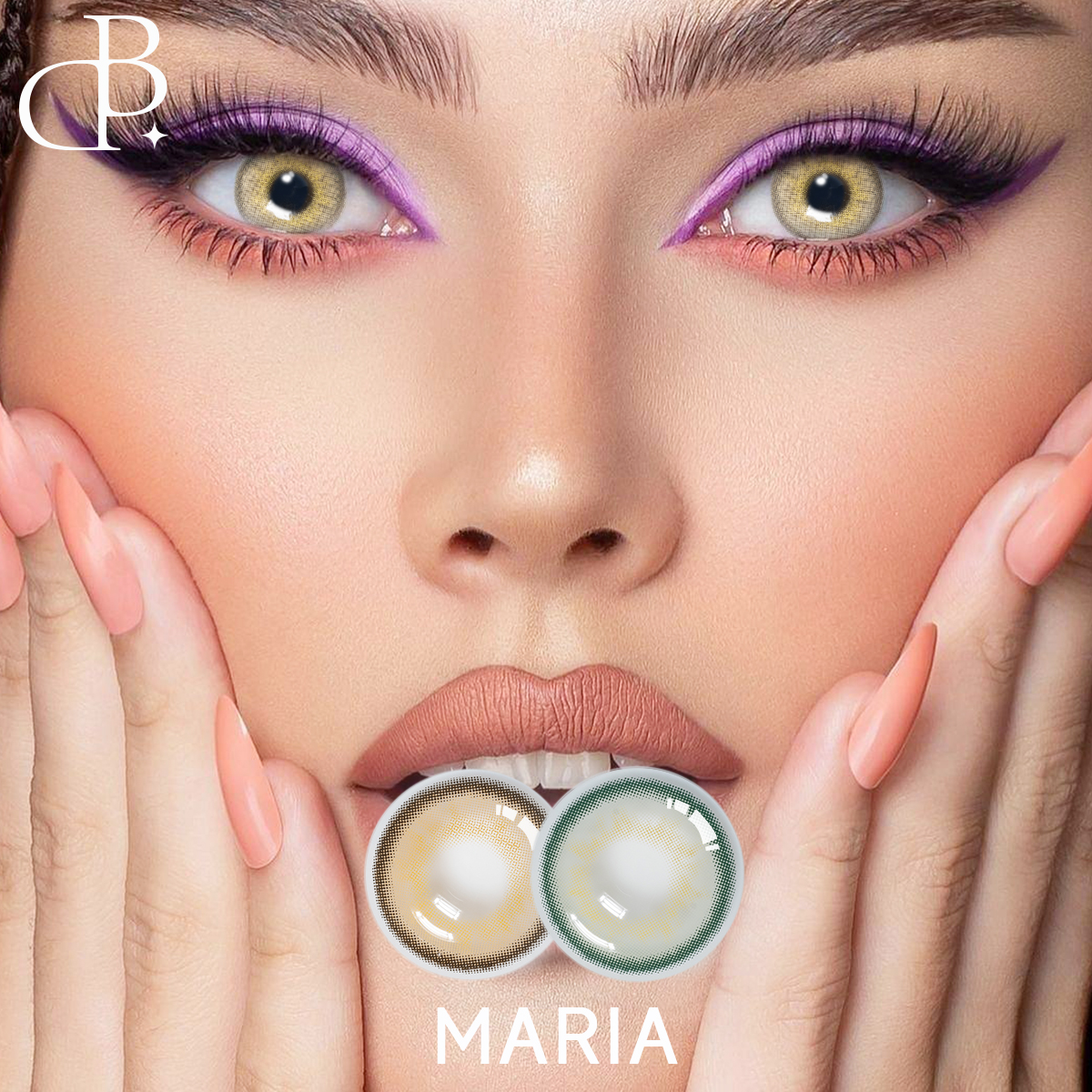 MARIA Custom Daglig Månads Årlig Färgade Linser Kontaktlinser Grossist Ögonmakeup Högkvalitativa färgkontaktlinser