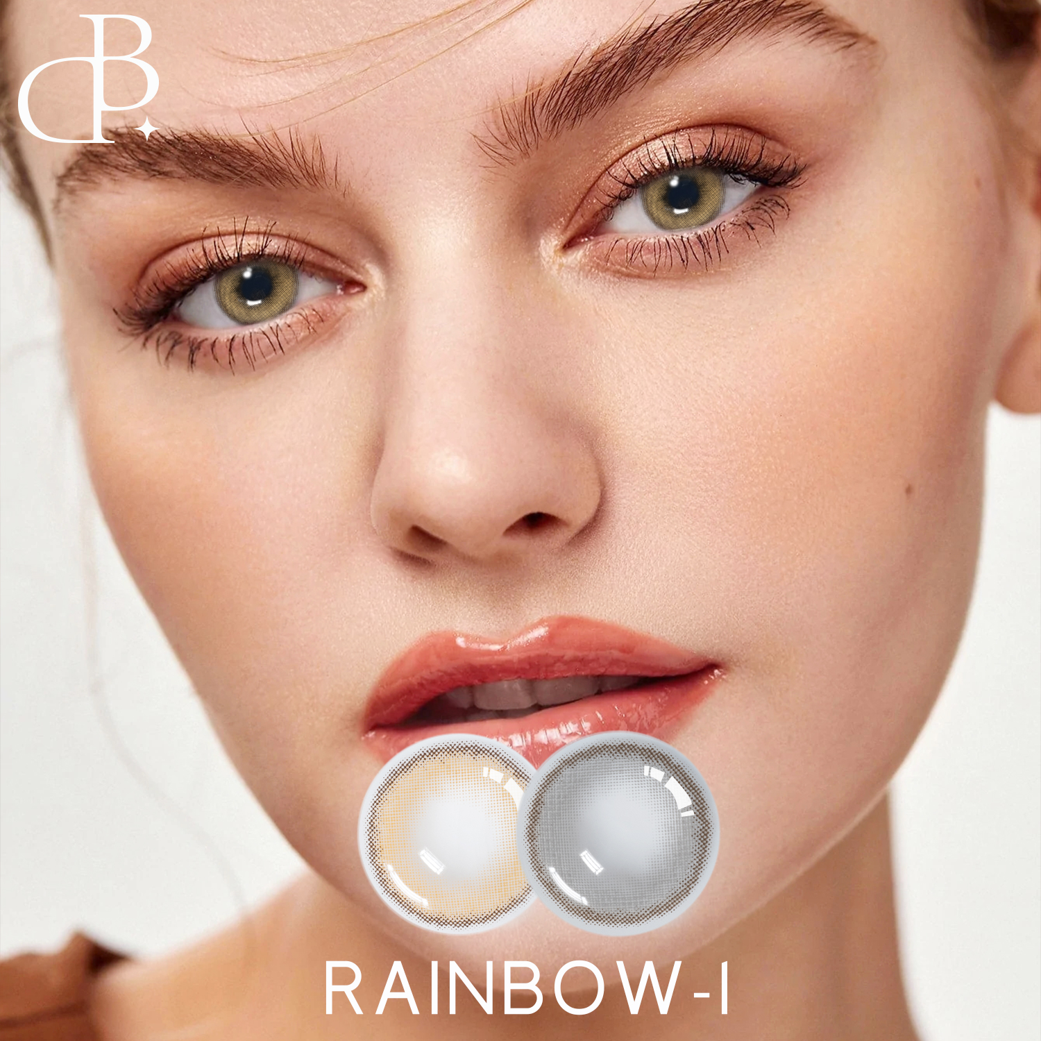 Lentes de contacto de cores RAINBOW Mostra gratis lentes de contacto de cores máxicas lentes de contacto cosméticas con círculo de ollos grandes