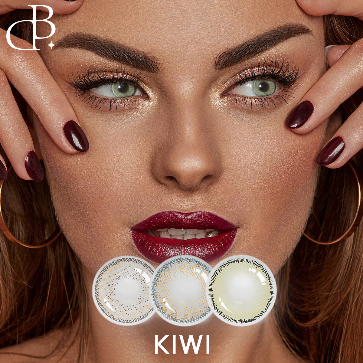 KIWI grey Colored Contact Lenses Soft Color Lens Hot Sellers Yearly Use Color Eye Lenses In Wholesale