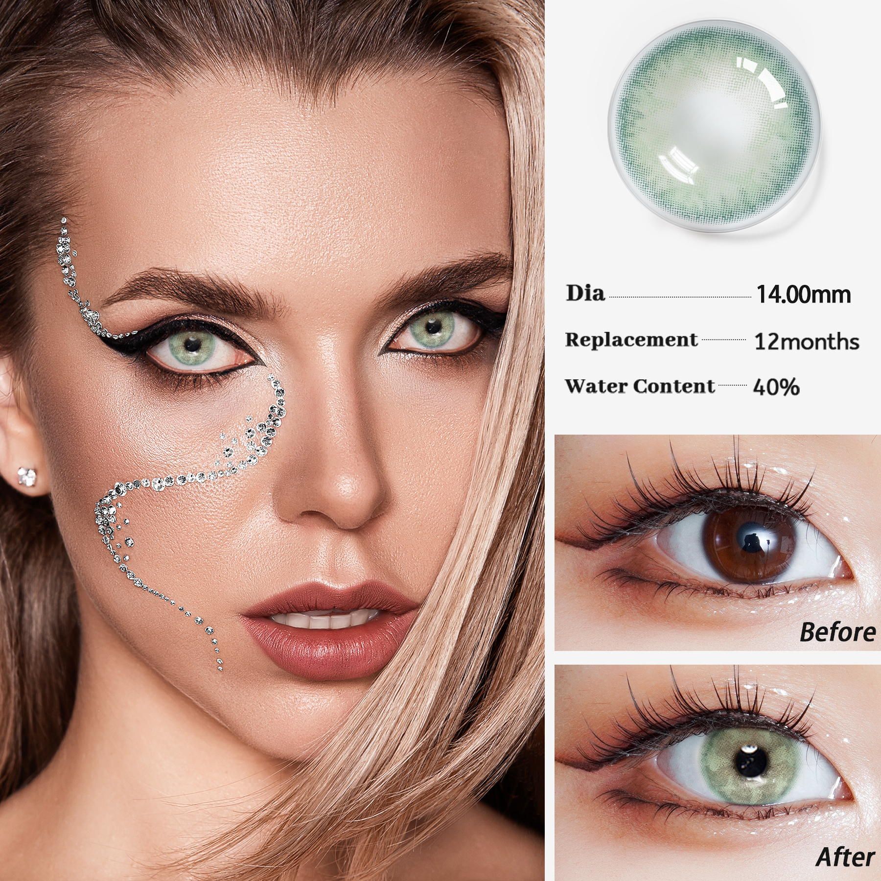 BUTTERFLY FAIRY dbeyes contact lens new arrival berwarna contact lens soft lens saiz 14.00mm contact lens hot selling cosmetic
