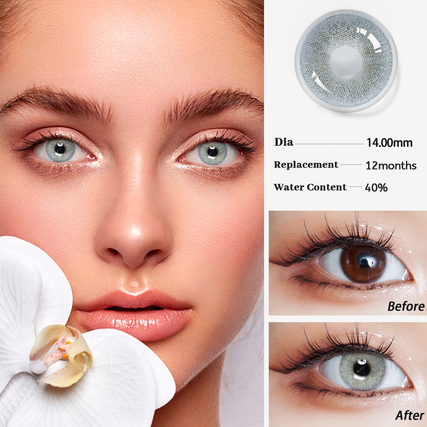 CLOUD OEM/ODM contact lenses High Quality Control Contact Lenses Cheap Eyes Contact Lenses