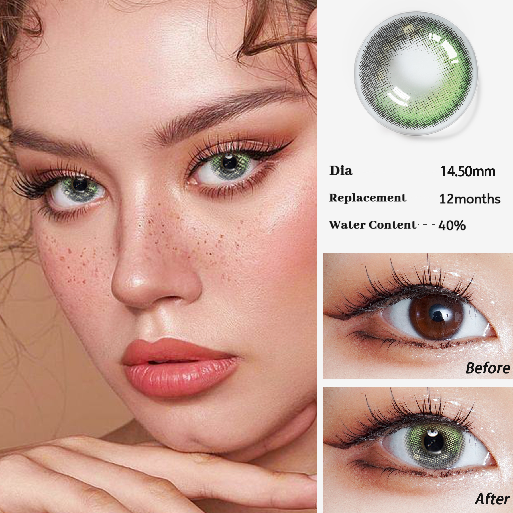 CARDCAPTOR Wholesale Colored Contact Lenses Natural Coloured Eye Contact Lens Colores Custom Logo