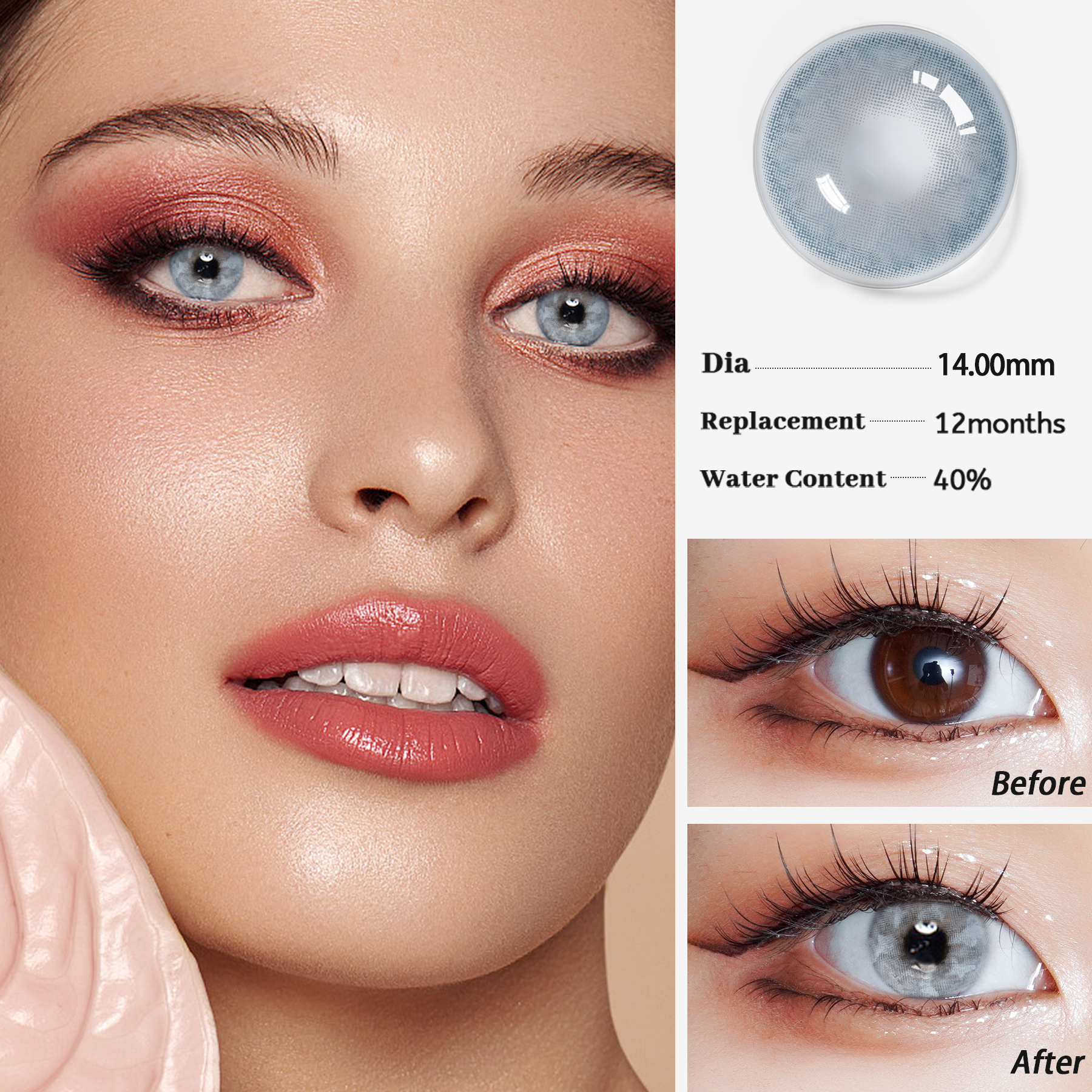 BUTTERFLY FAIRY Veleprodaja Tvornička cijena u boji Kontaktne leće Modne kozmetičke kontaktne leće u boji za dbeyes